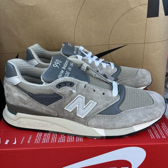 New Balance Other - NEW!  New Balance 998 Grey Reflective Silver Made in USA U998GR Men Size 11.5